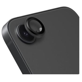 Obal:Me Apple iPhone 17E / 16E tempered glass kamera védő üvegfólia, fekete kép