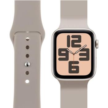 OBAL:ME Apple Watch 38/40/41mm szilikon szíj, S-M, bézs kép
