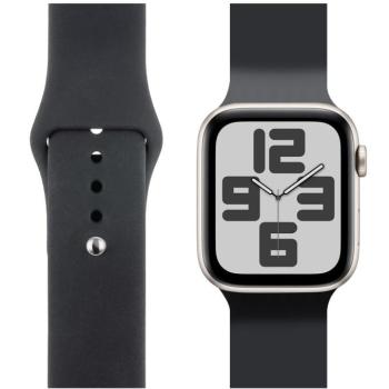 OBAL:ME Apple Watch 38/40/41mm szilikon szíj, S-M, fekete kép