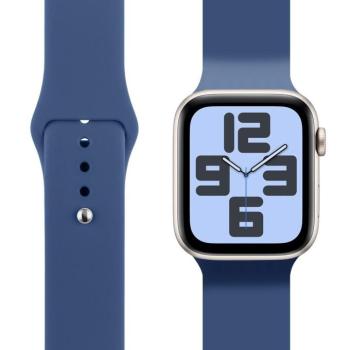 OBAL:ME Apple Watch 42/44/45/49mm szilikon szíj, M-L, kék kép