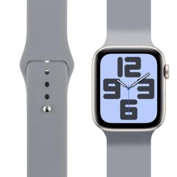 OBAL:ME Apple Watch 42/44/45/49mm szilikon szíj, M-L, szürke kép