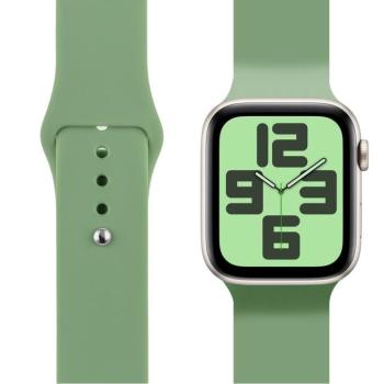 OBAL:ME Apple Watch 42/44/45/49mm szilikon szíj, M-L, zöld kép
