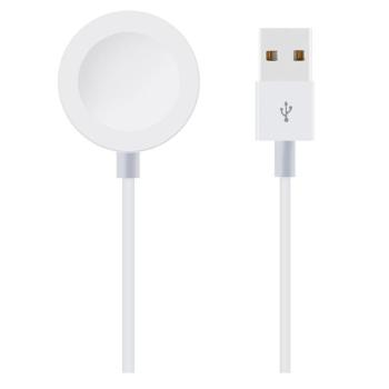 OBAL:ME Apple Watch USB-A töltőkábel, fehér kép