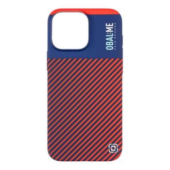 OBAL:ME Flossy Stripes Apple iPhone 16 Pro Max közepesen ütésálló hátlap tok, piros-kék kép