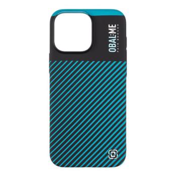 OBAL:ME Flossy Stripes Apple iPhone 16 Pro Max közepesen ütésálló hátlap tok, sötétkék-fekete kép