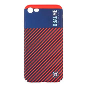 OBAL:ME Flossy Stripes Apple iPhone 7/8/SE2020/SE2022 közepesen ütésálló hátlap tok, piros-kék kép
