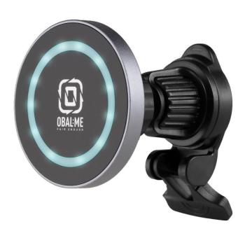 OBAL:ME MagNetix Aura Wireless mágneses autós tartó / töltő szellőzőrácsba, 15W, fekete kép