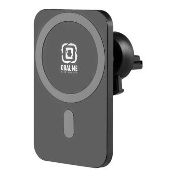 OBAL:ME MagNetix Plate Wireless mágneses autós tartó / töltő szellőzőrácsba, 15W, fekete kép
