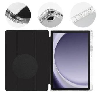 OBAL:ME MistyTab Samsung Galaxy Tab A9+ oldalra nyíló, kitámasztható tok, fekete kép