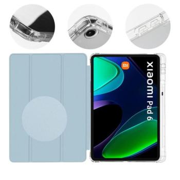 OBAL:ME MistyTab Xiaomi Pad 6 oldalra nyíló, kitámasztható tok, kék kép