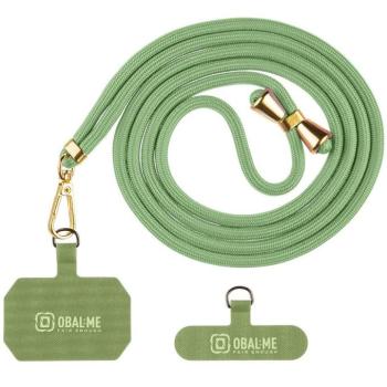 OBAL:ME NeckTag Allure Rope nyakba / vállra akasztható univerzális telefontartó, zöld kép