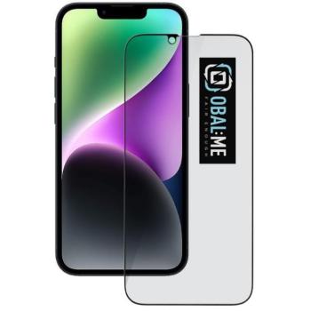 OBAL:ME Privacy 5D Apple iPhone 17E / 16E / 14 / 13 / 13 Prokijelzővédő üvegfólia, fekete kép