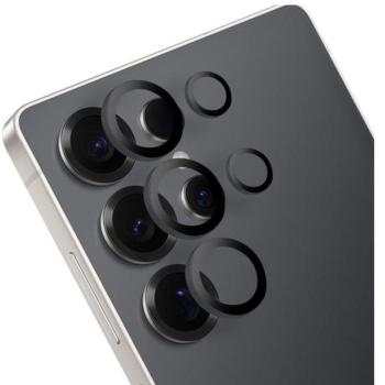 Obal:Me Samsung Galaxy S25 Ultra tempered glass kamera védő üvegfólia, fekete kép