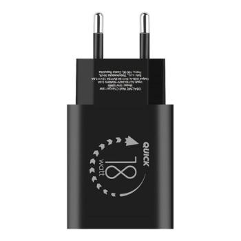 OBAL:ME USB-C hálózati adapter, 18W, fekete kép