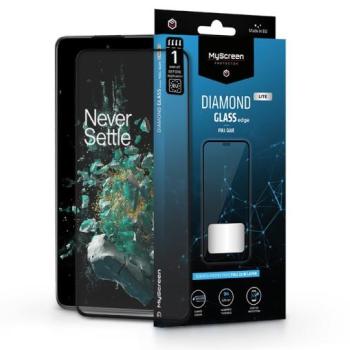 OnePlus 10T edzett üveg képernyővédő fólia - MyScreen Protector Diamond Glass Lite Edge2.5D Full Glue - fekete kép