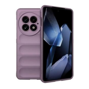 OnePlus 13, Szilikon tok, közepesen ütésálló, 3D minta, lila kép