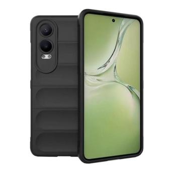 OnePlus Nord CE 4 Lite, Szilikon tok, közepesen ütésálló, 3D minta, fekete kép
