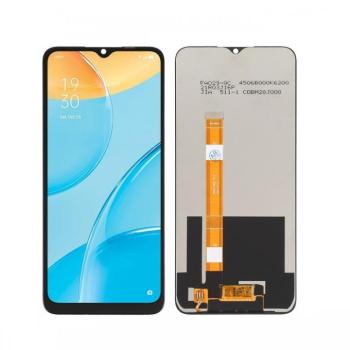 Oppo A15 / A15s / A16k fekete LCD+érintőpanel kép