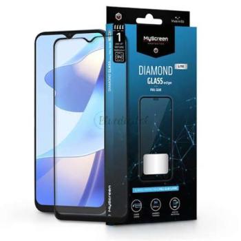 Oppo A16/A16s edzett üveg képernyővédő fólia - MyScreen Protector Diamond Glass Lite Edge2.5D Full Glue - fekete kép