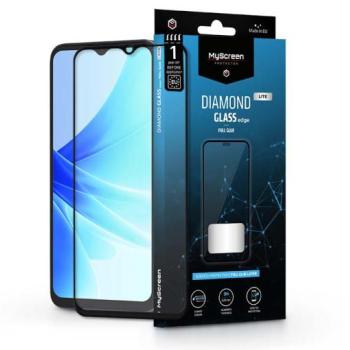 Oppo A57 4G/A57 5G/A57s edzett üveg képernyővédő fólia - MyScreen Protector Diamond Glass Lite Edge2.5D Full Glue - fekete kép