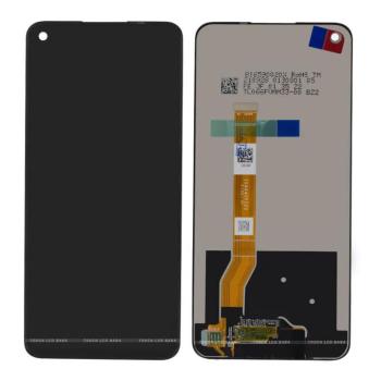 Oppo A76 / A36 fekete LCD+érintőpanel kép