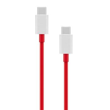 OPPO adatkábel (USB - Type-C, 10A, gyorstöltő, 100cm) FEHÉR kép
