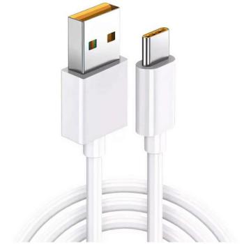 OPPO adatkábel (USB - Type-C, 65W, gyorstöltő, 100cm) FEHÉR kép