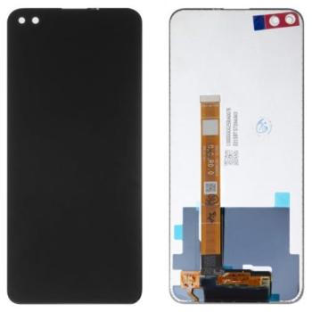 Oppo Reno4 Z / A92s 5G fekete LCD+érintőpanel kép