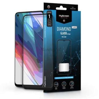 Oppo Reno5 4G/Reno5 5G edzett üveg képernyővédő fólia - MyScreen Protector Diamond Glass Lite Edge2.5D Full Glue - fekete kép