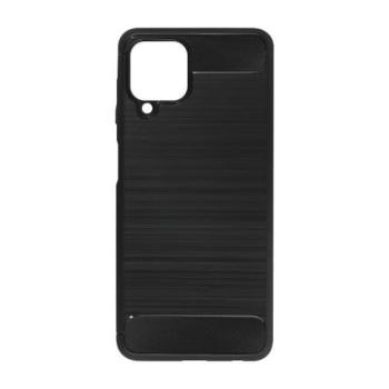 Oppo Reno6 szilikon tok, fekete, Carbon fiber kép