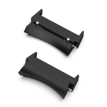 Óraszíj csatlakozó adapter (átalakító, fém, 20 mm) FEKETE Samsung Galaxy Watch 4 40 mm (SM-R860), Samsung Galaxy Watch 4 44 mm (SM-R870), Samsung Galaxy Watch 4 Classic 42 mm (SM-R880), Samsung kép