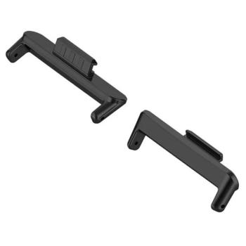 Óraszíj csatlakozó adapter (egyedi méret, 1 pár, átalakító, fém, 20mm) FEKETE Huawei Watch Fit 3 kép