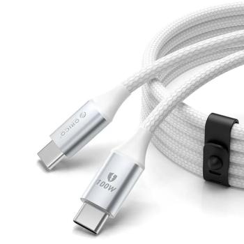 Orico CDX Type-C - Type-C kábel 100W 5A 1m - fehér kép