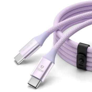 Orico CDX Type-C - Type-C kábel 100W 5A 1m - lila kép
