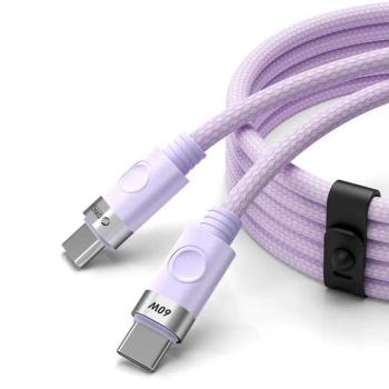 Orico CDX Type-C - Type-C kábel 60W 3A 1m - lila kép