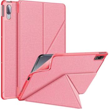 Origami Smart Case Apple iPad Air 11 (2024 / 2025) / iPad Air 4 / 5 (2020 / 2022) mappa tok, érintőceruza tartóval, rózsaszín kép