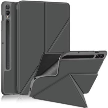 Origami Smart Case Apple iPad Air 11 (2024 / 2025) / iPad Air 4 / 5 (2020 / 2022) mappa tok, érintőceruza tartóval, szürke kép