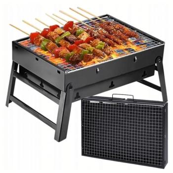Összecsukható kerti kemping grill RC-K-933, fekete kép