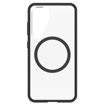 OTTERBOX REACT szilikon telefonvédő (erős ütésállóság, légpárnás sarok, MagSafe) FEKETE Samsung Galaxy S25 (SM-S931) kép