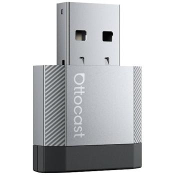 Ottocast CA530-T3 Mini Nova vezeték nélküli adapter Carplay&amp;Android auto, bluetooth, ezüst kép