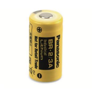 PANASONIC elem (BR-2/3A, 3V, 1200mAh, szén-fluorid lítium) 1db / csomag kép