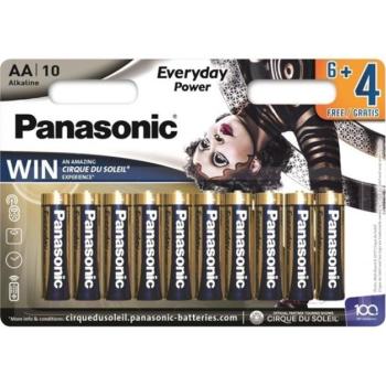 PANASONIC EVERYDAY POWER szupertartós elem (AA, LR6EPS, 1.5V, alkáli) 10db /csomag kép
