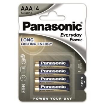 PANASONIC EVERYDAY POWER szupertartós elem (AAA, LR03EPS, 1.5V, alkáli) 4db /csomag kép