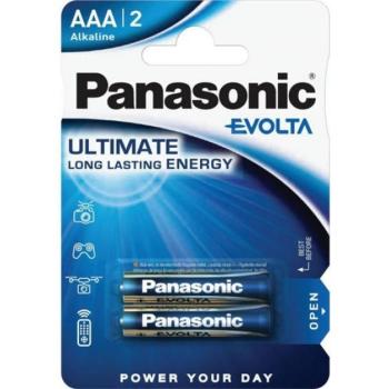 PANASONIC EVOLTA szupertartós elem (AAA, LR03EGE, 1.5V, alkáli) 2db / csomag kép