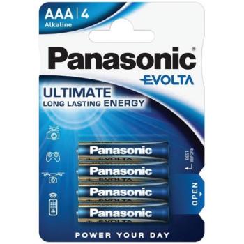 PANASONIC EVOLTA tartós elem (AAA, LR03EGE, 1.5V, alkáli) 4db / csomag kép