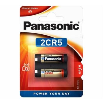 PANASONIC fotóelem (2CR5, 6V, lítium) 1db / csomag kép