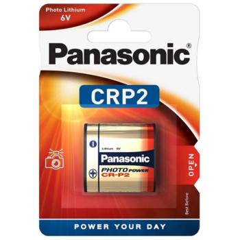 PANASONIC fotóelem (CRP2, 6V, lítium) 1db / csomag kép