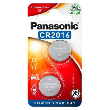 PANASONIC gombelem (CR2016, 3V, lítium) 2db / csomag kép
