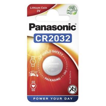 PANASONIC gombelem (CR2032, 3V, lítium) 1db/csomag kép