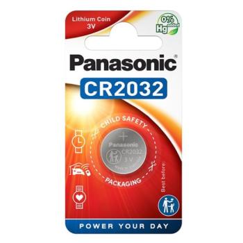 PANASONIC gombelem (CR2032/BS, 3V, mangán-dioxid lítium) 1db / csomag kép
